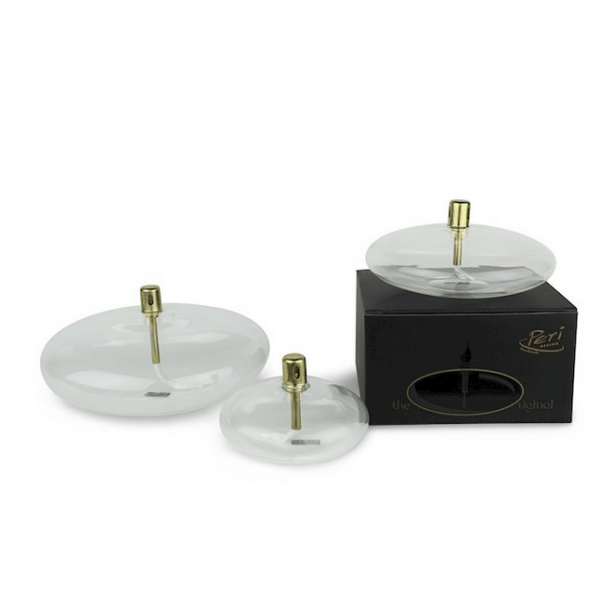 Lampe à huile "Galet" - Laiton