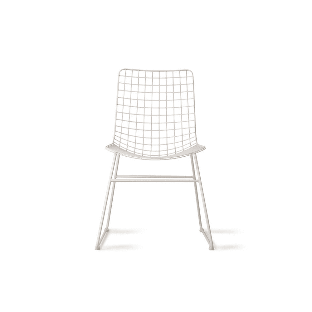 Chaise Métal Blanc