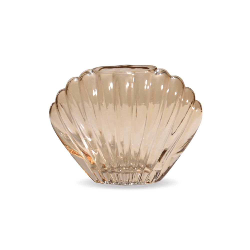 Vase en verre "Coki" - beige
