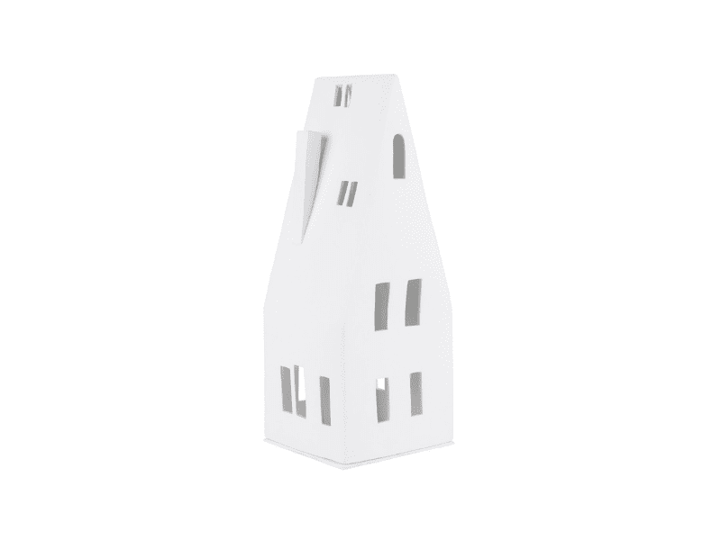 Photophore maison "Toit en pente" - Small