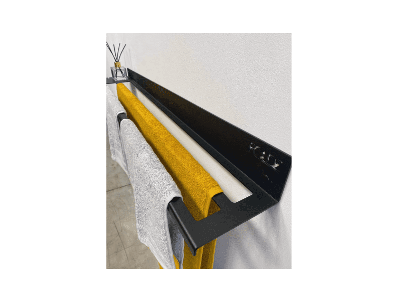 Porte-serviette - Large - Noir