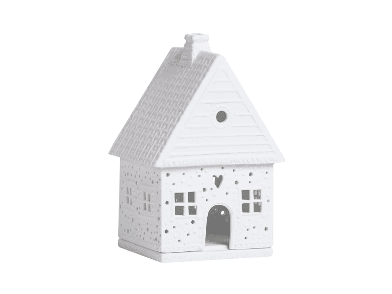 Photophore "Maison Pain d'épices boule de neige" - Small