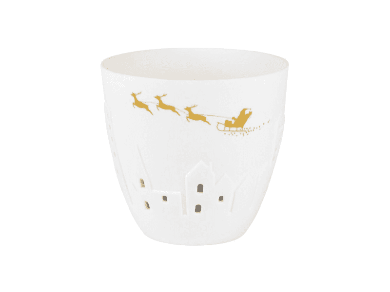 Photophore "Père Noël & ses Rennes"