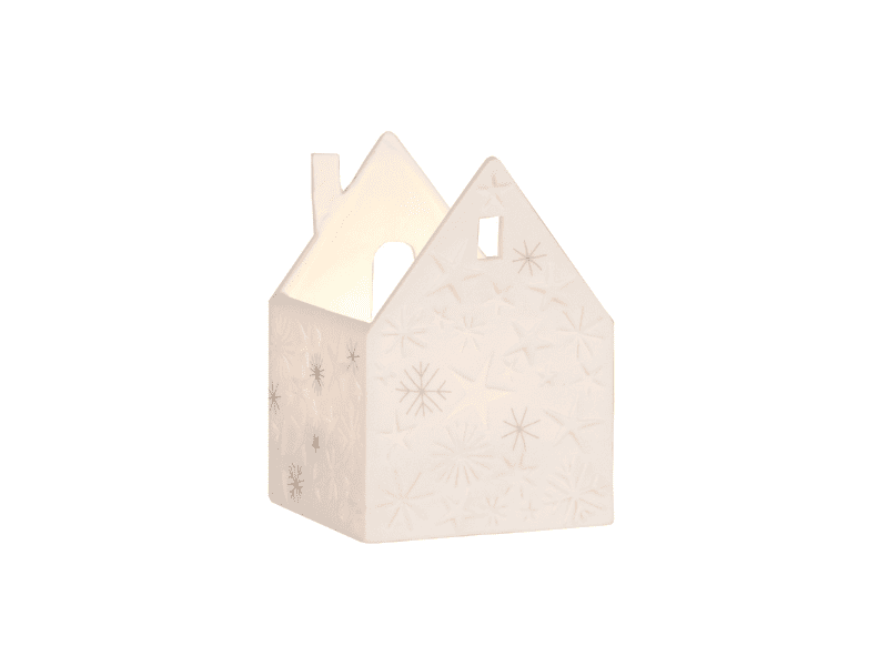 Photophore petite maison "Stars"