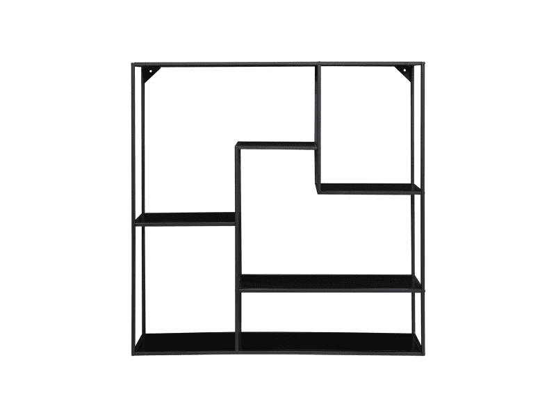 Etagère métallique carrée "Vita"