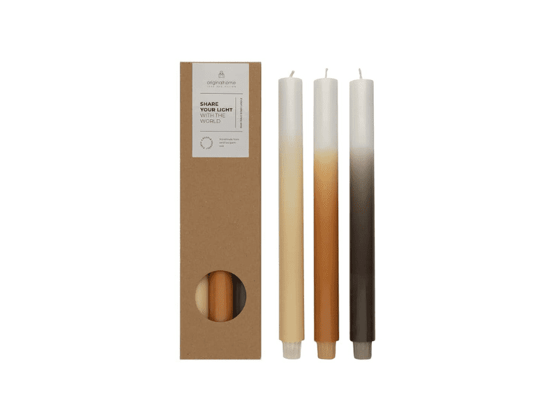 Set de 3 chandelles "Gradient" - Pine Apple