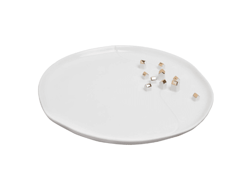 Assiette de présentation "Houses"