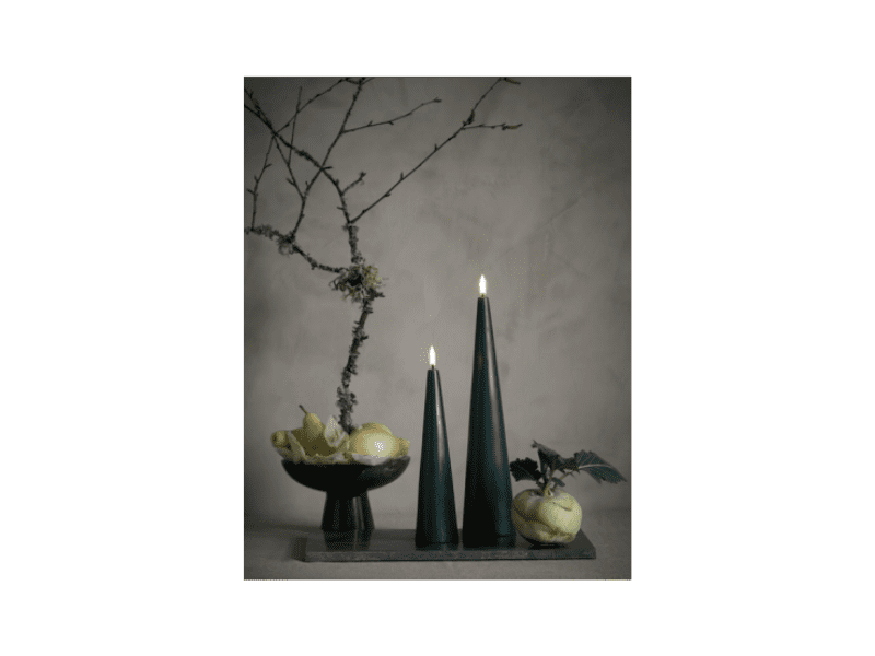 Bougie "Cône" LED - Vert