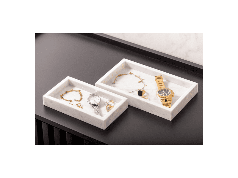 Plateaux en marbre - Blanc