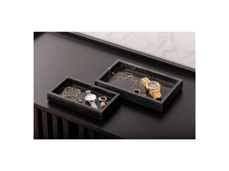 Plateaux en marbre - Noir