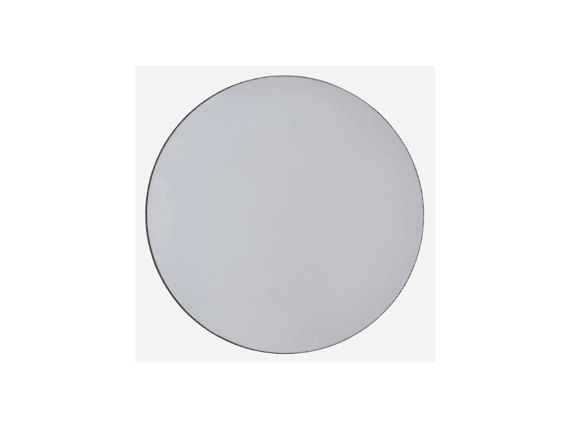 Miroir "Walls Grey" - rond - 110cm
