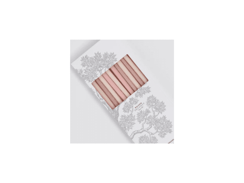Coffret de 20 chandelles "Bois de Rose"