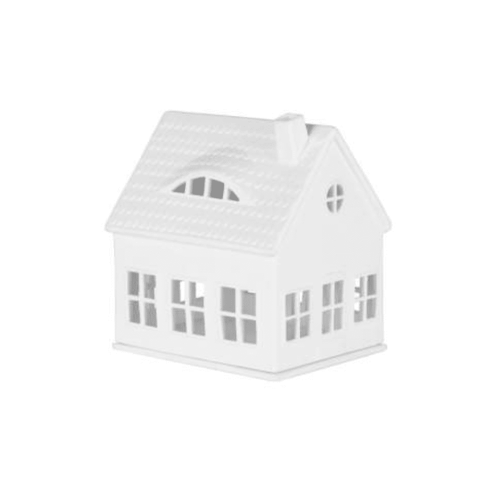 Photophore ''Maison toit fenêtre arquée"