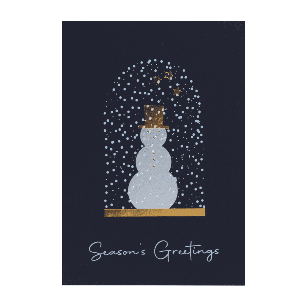Carte de voeux "Snowman"