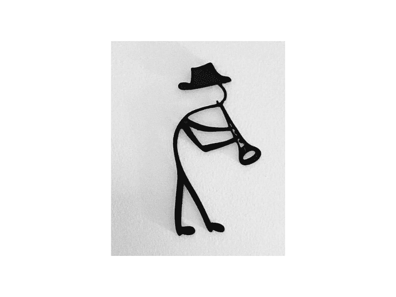 Figurine "Le Clarinettiste"