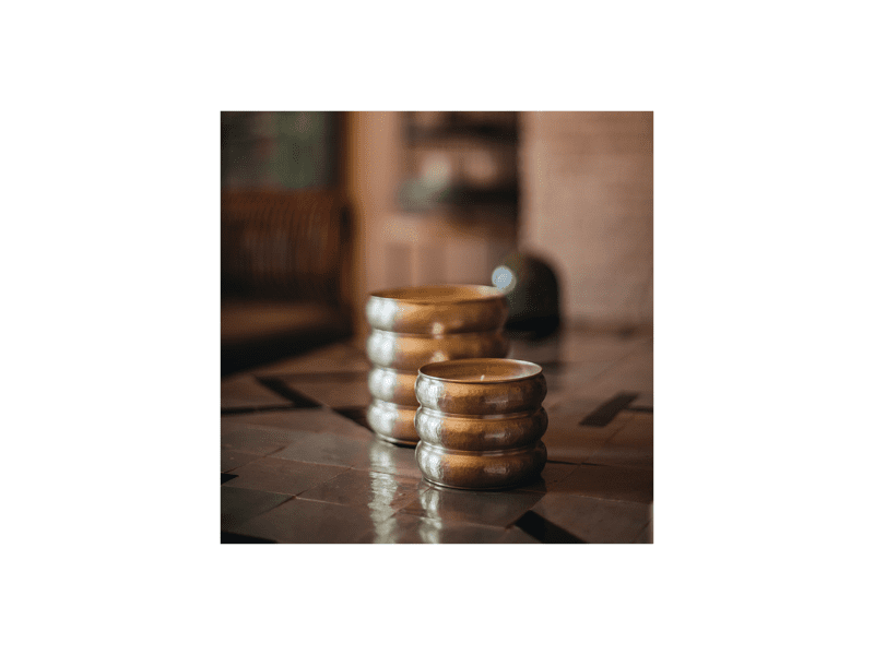 Bougie "Awa" Dinanderie - Noël à Marrakech