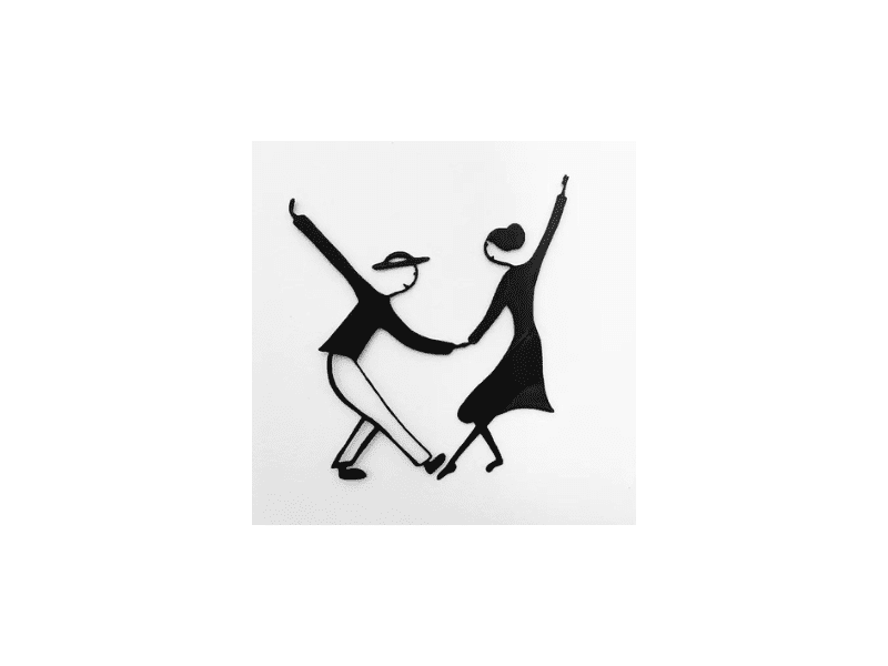 Figurine "Danseurs Swing"