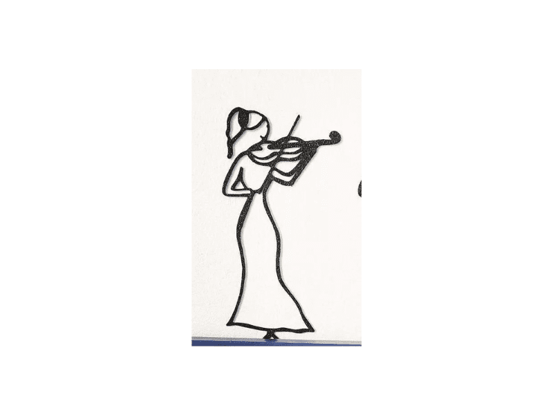 Figurine "La violoniste"
