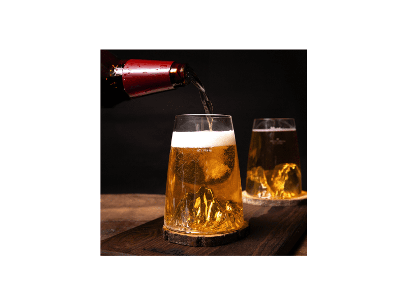 Verre design topographique "Mont Everest" – Image 2