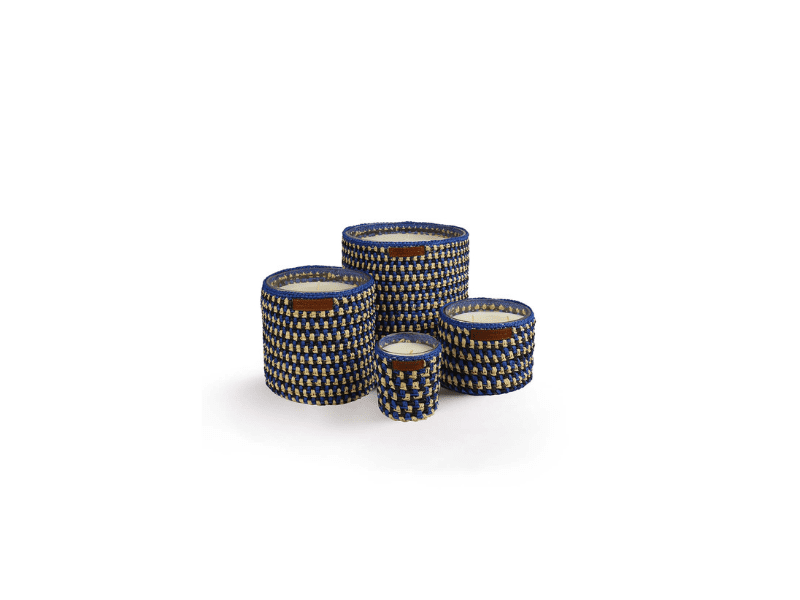 Bougie Raphia "Layla" - Menthe & Thé