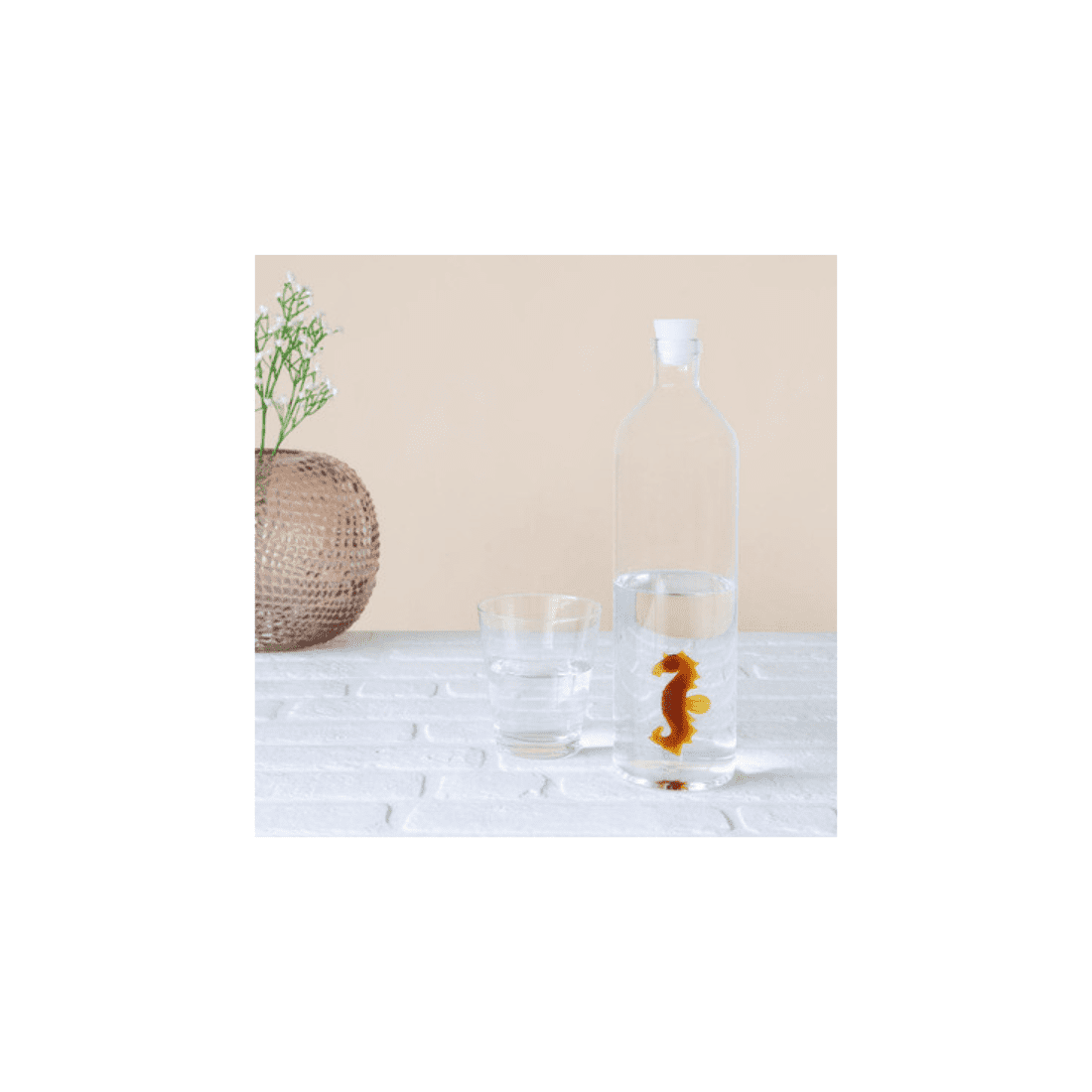 Bouteille "Atlantis Sea Horse" - Ambre – Image 1