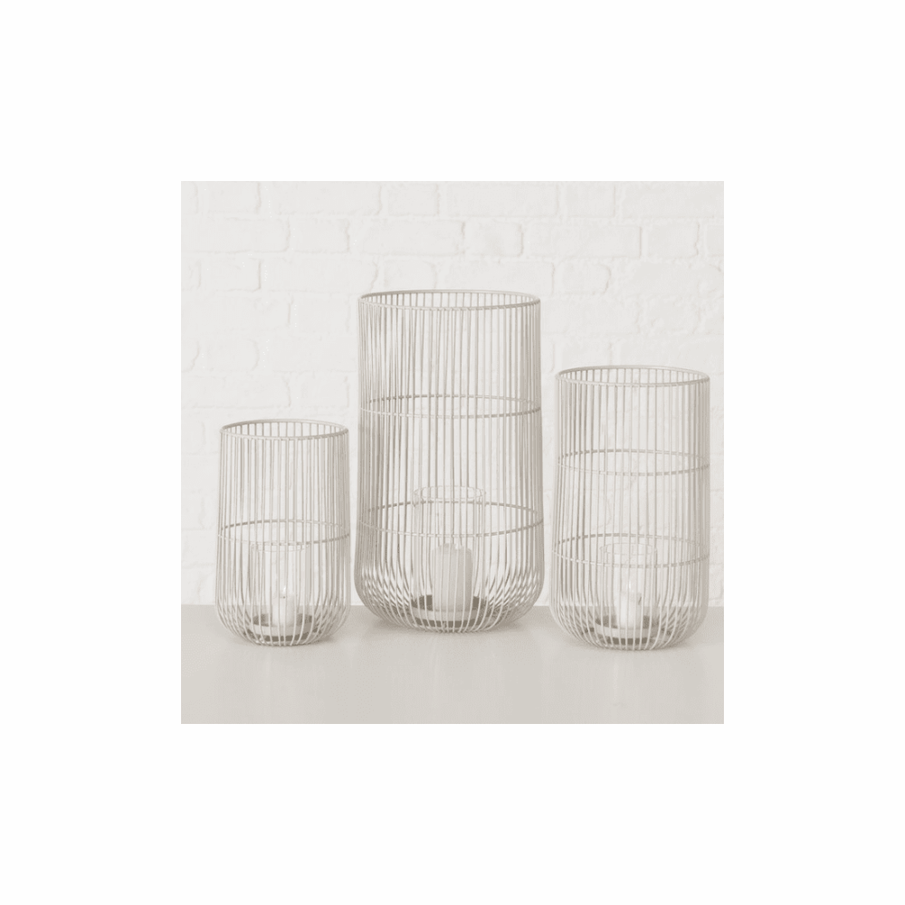 Set de 3 photophores "Cindy"