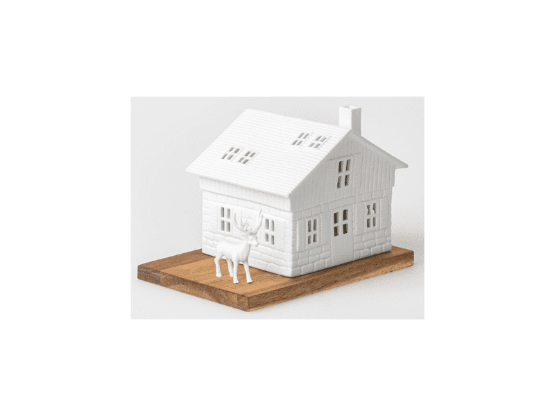 Photophore maison "Cabane de ski"