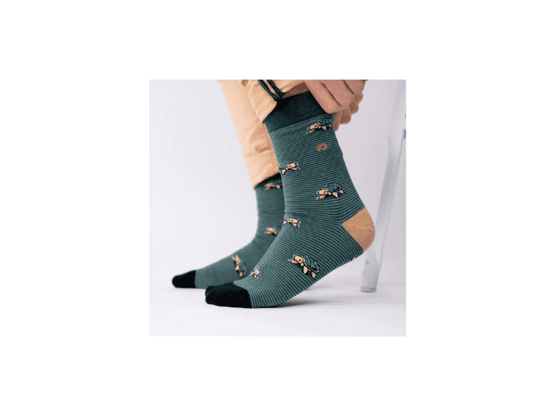 Chaussettes en coton peigné "Animaux"