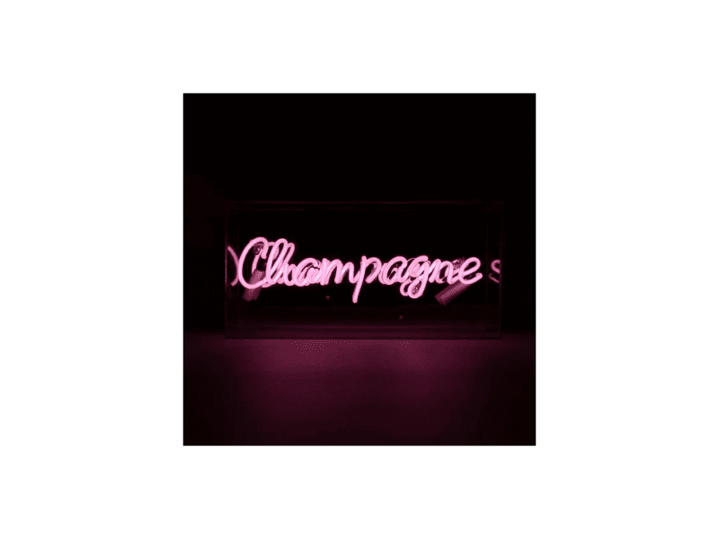 Box Néon "Champagne"