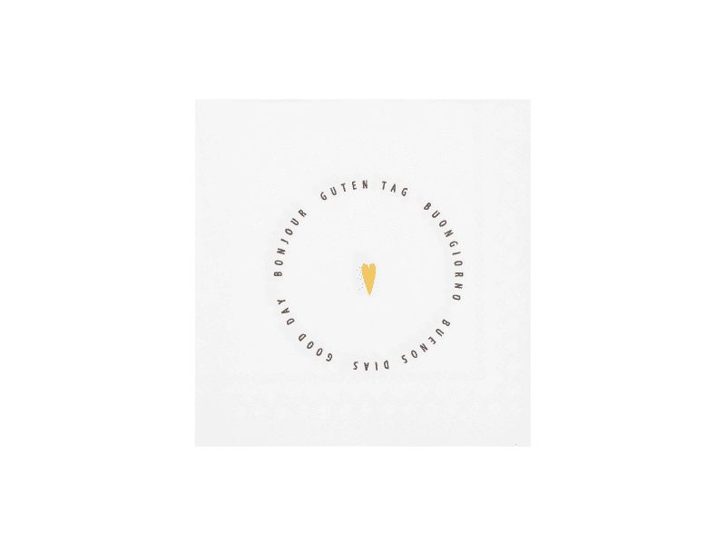 Serviette en papier "Good Day"