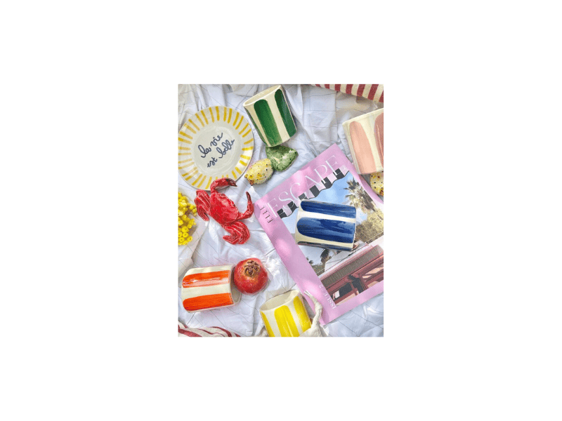 Bougie en céramique