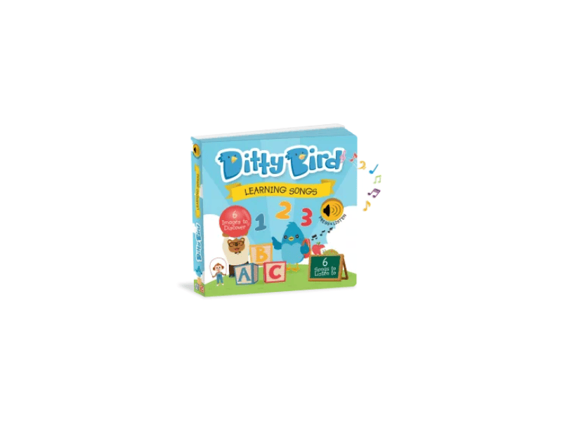 Livre éducatif en anglais Ditty Bird "Learning Songs"