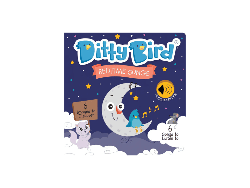 Livre éducatif en anglais Ditty Bird "Bedtime Songs"