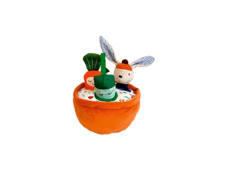 Jeu d'éveil Gabin Lapin "Le Potager Rond"