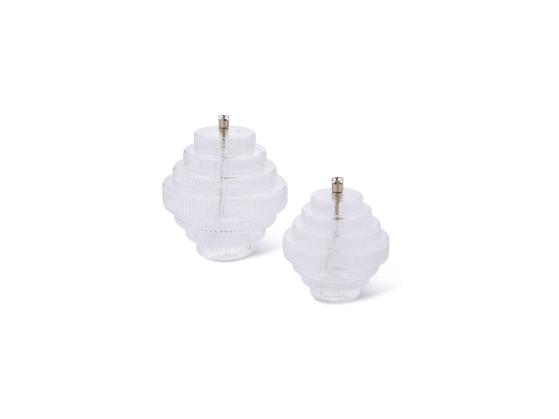 Lampe à huile "Twin" - Clear