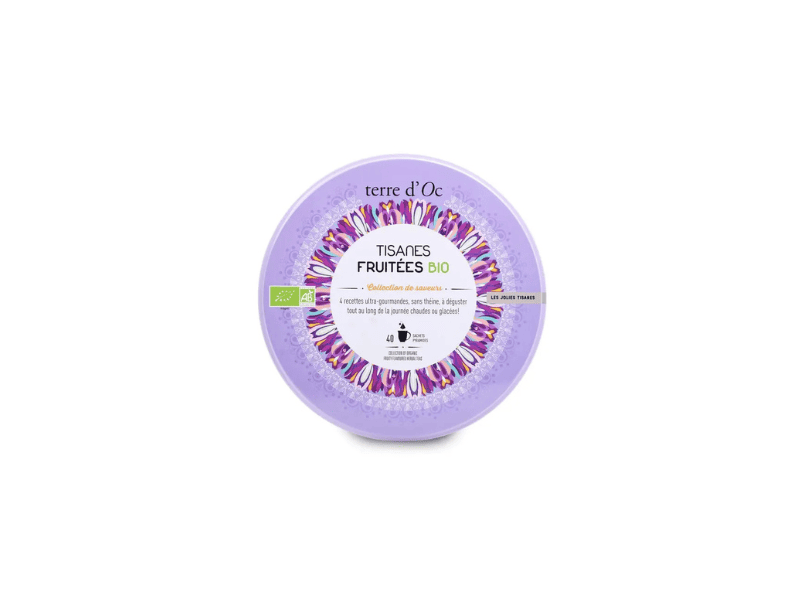 Coffret de 40 sachets de Tisanes Bio Terre d'Oc