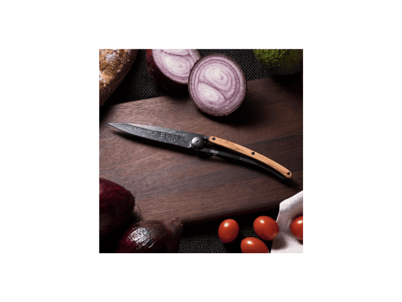 Couteaux de poche "Deejo" - Lame Titane Black