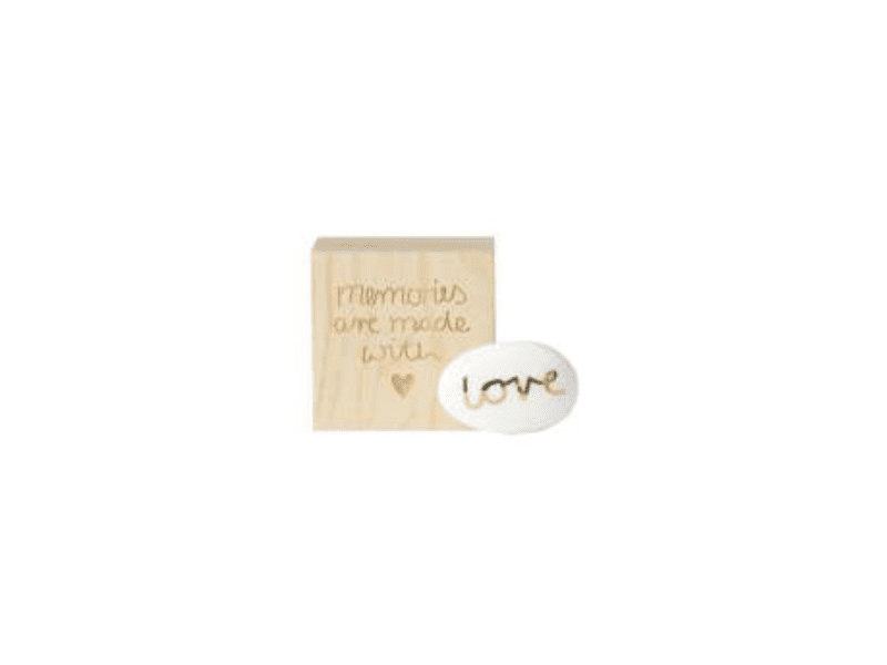 Porte-bonheur "Memories are made with love"