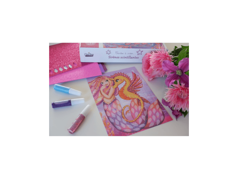Cartes à créer "Sirènes scintillantes" – Image 2