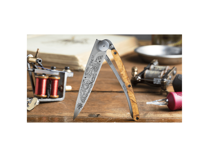 Couteaux de poche "Deejo" - Lame en Acier Inoxydable