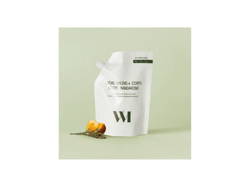 Recharge Crème Mains & Corps - Cèdre & Mandarine - 500ml