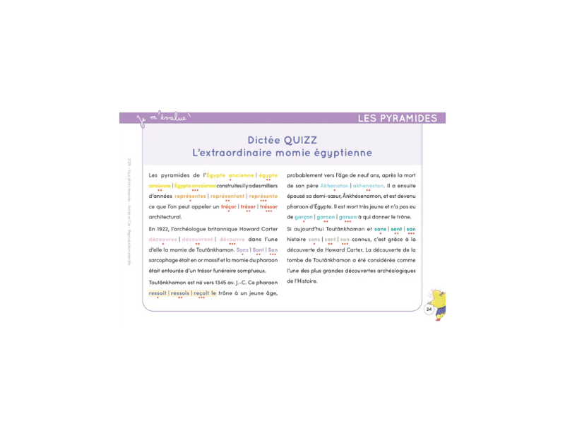 Chevalet "Champion de Dictée" – Image 3