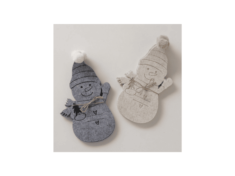 Set de 4 pochettes à couverts "Frosty"