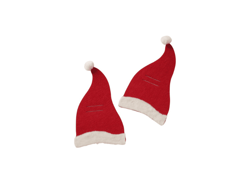 Set de 2 pochettes à couverts "Santa"
