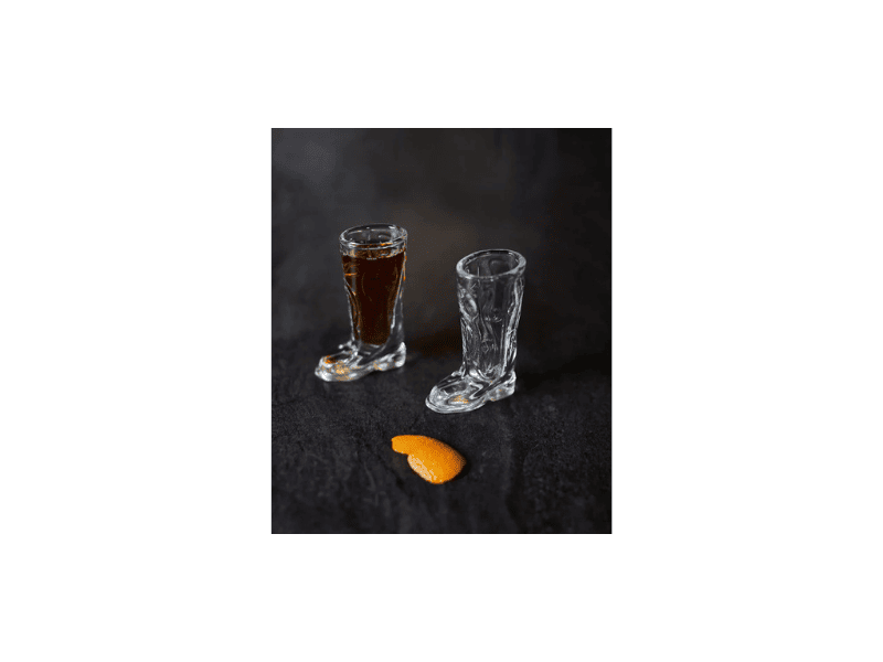 Coffret de 2 verres à shot "Cowboy Boots"