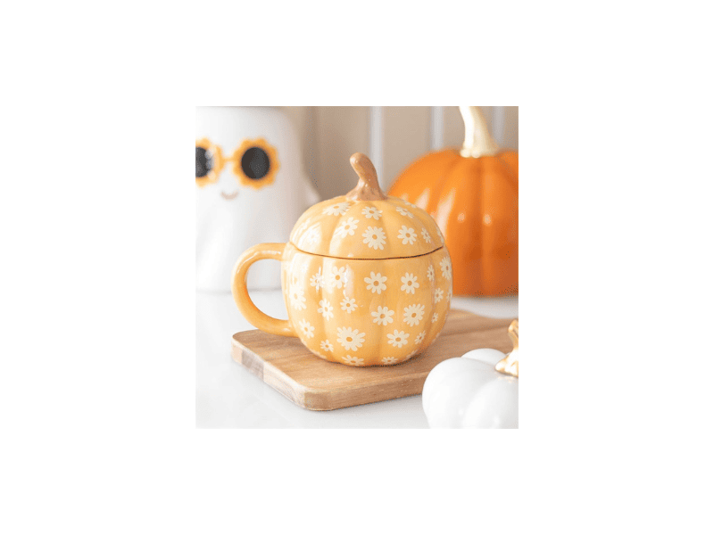 Mug "Citrouille Floral Groovy"