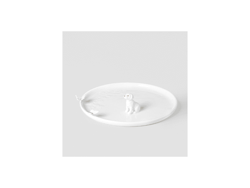 Assiette de présentation "Chien"