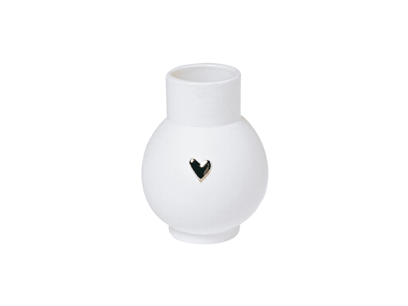 Vase Boule "Coeur Doré" - Small