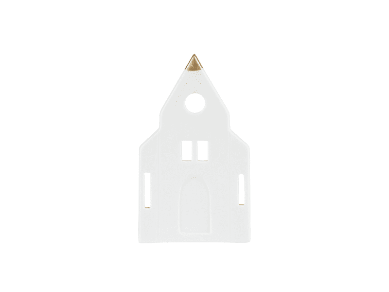 Photophore en porcelaine "Church"