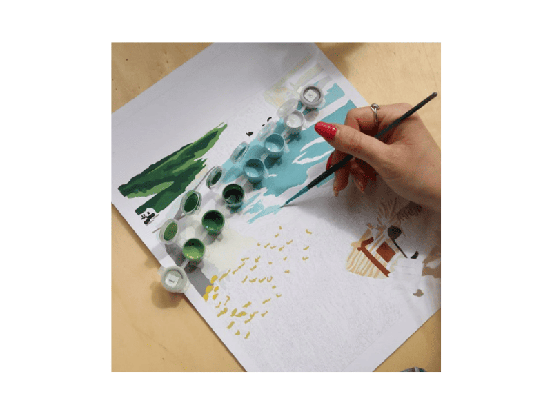 Kit de peinture aux numéros